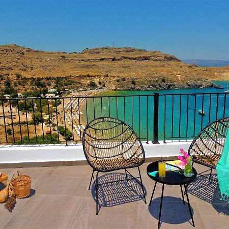 Lindos Aktaia Villa ภายนอก รูปภาพ