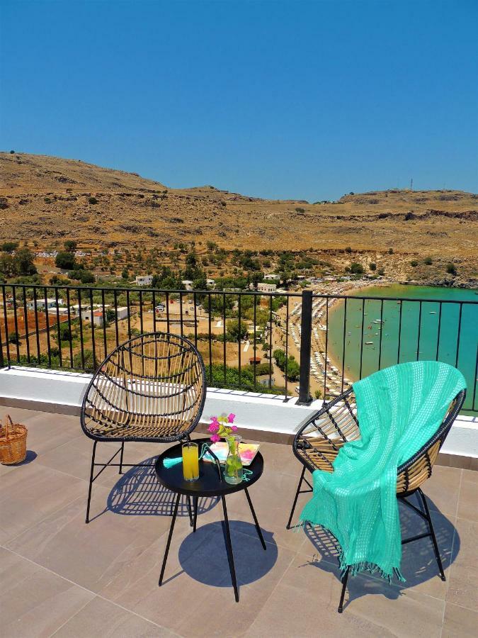 Lindos Aktaia Villa ภายนอก รูปภาพ