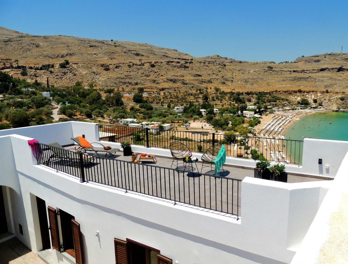 Lindos Aktaia Villa ภายนอก รูปภาพ