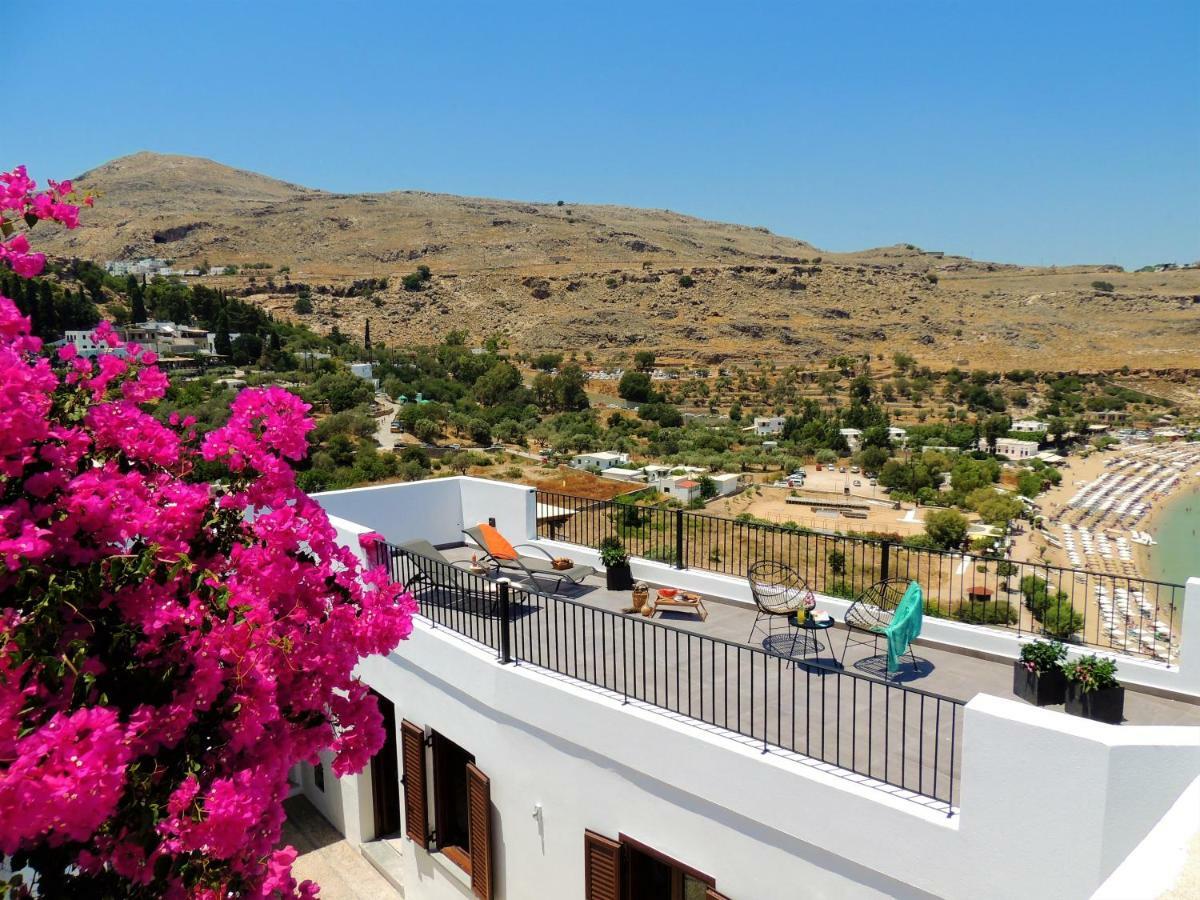 Lindos Aktaia Villa ภายนอก รูปภาพ