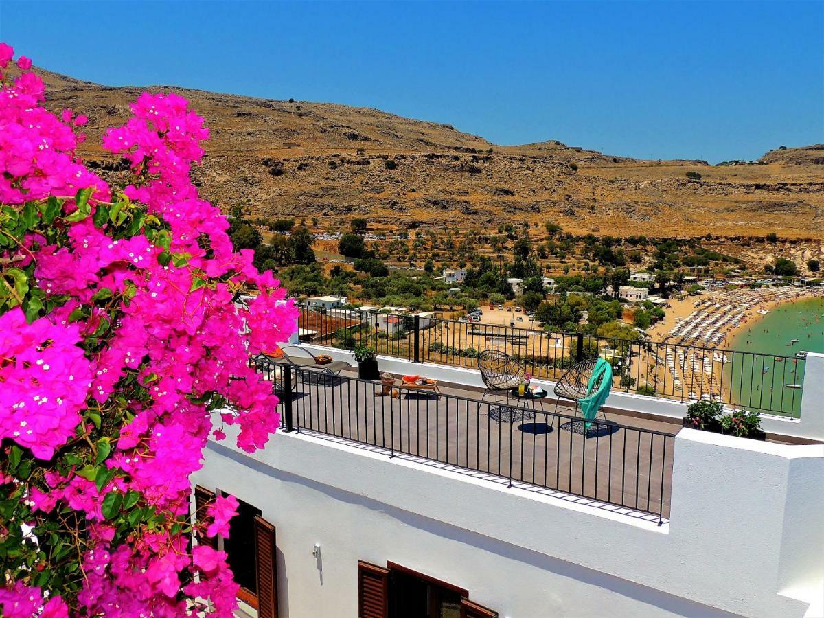 Lindos Aktaia Villa ภายนอก รูปภาพ