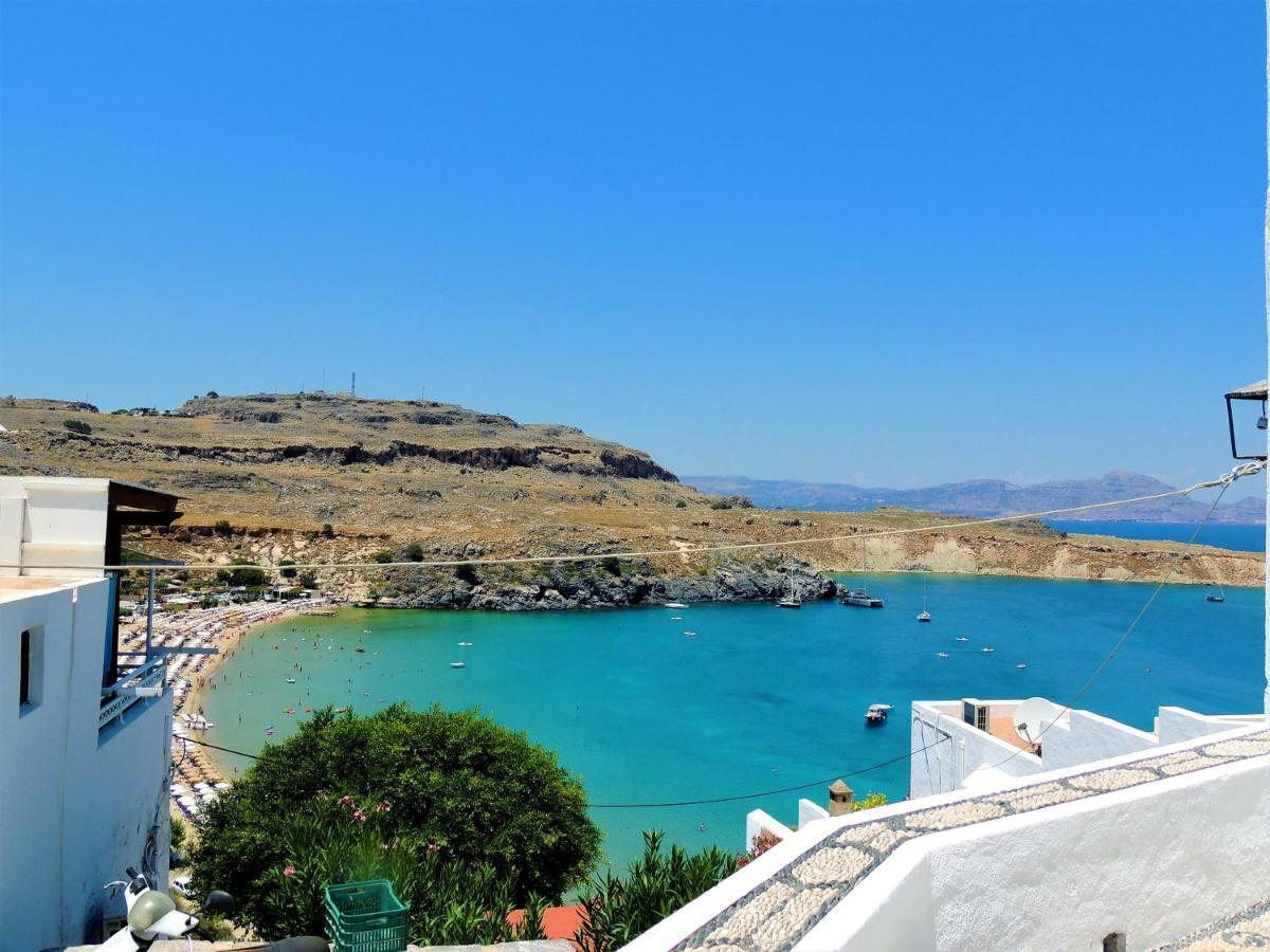 Lindos Aktaia Villa ภายนอก รูปภาพ