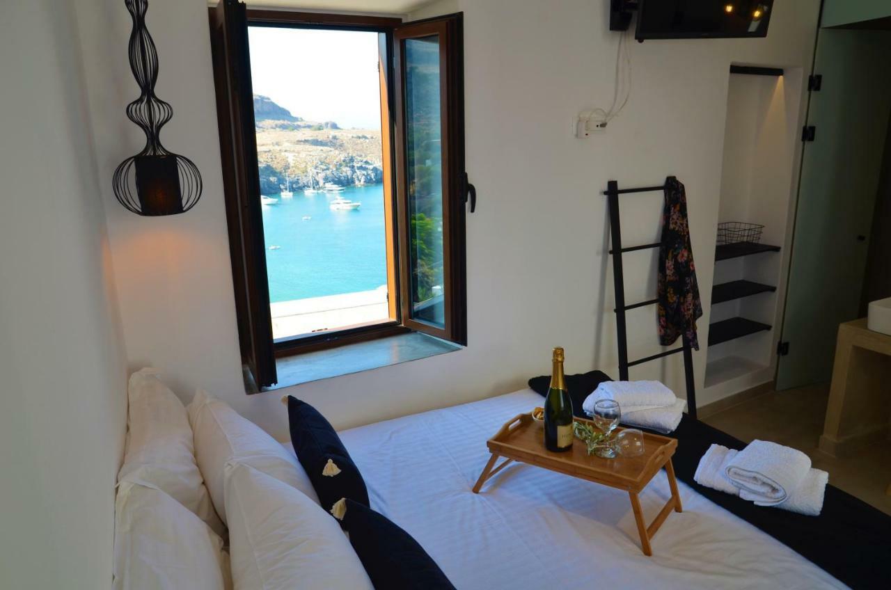 Lindos Aktaia Villa ภายนอก รูปภาพ
