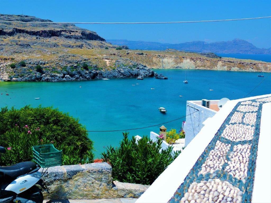 Lindos Aktaia Villa ภายนอก รูปภาพ
