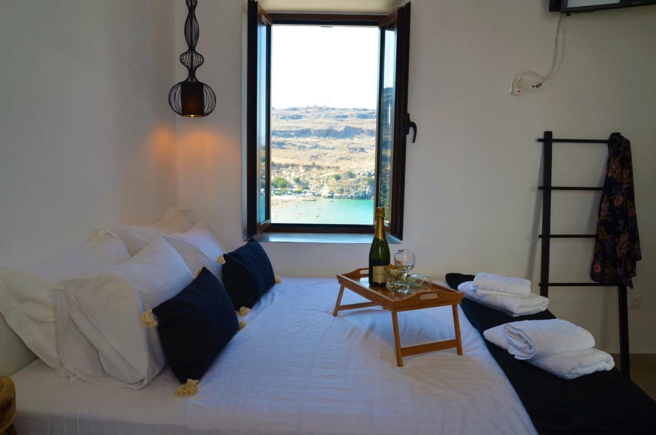 Lindos Aktaia Villa ภายนอก รูปภาพ