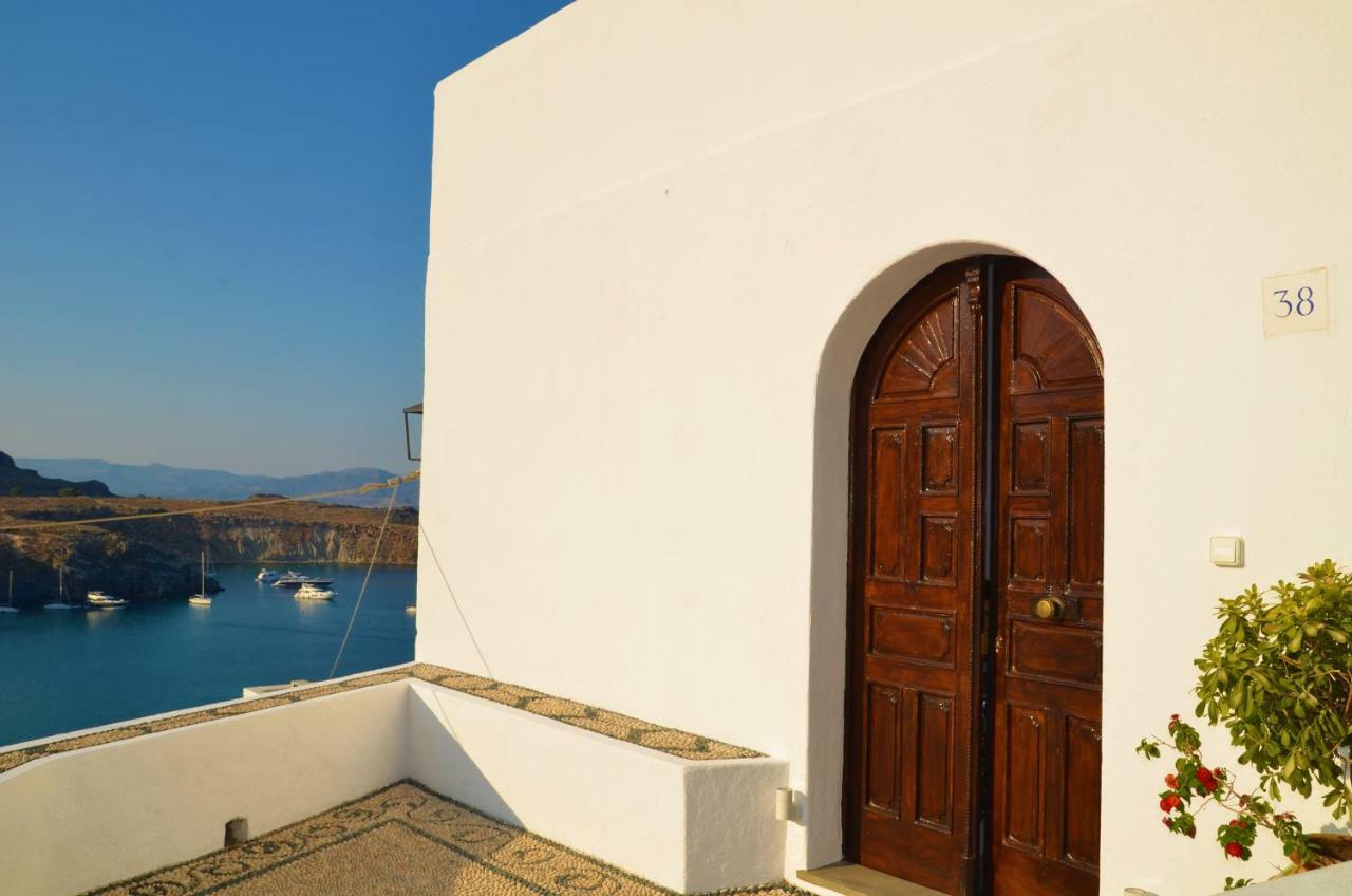 Lindos Aktaia Villa ภายนอก รูปภาพ
