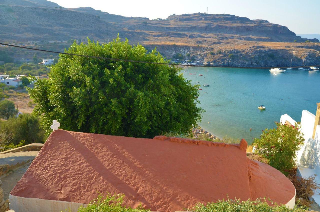 Lindos Aktaia Villa ภายนอก รูปภาพ
